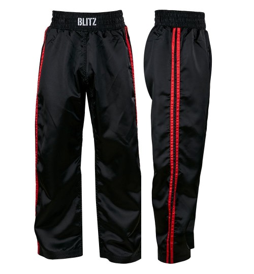 Blitz Adult Satin Kickboxing Trousers